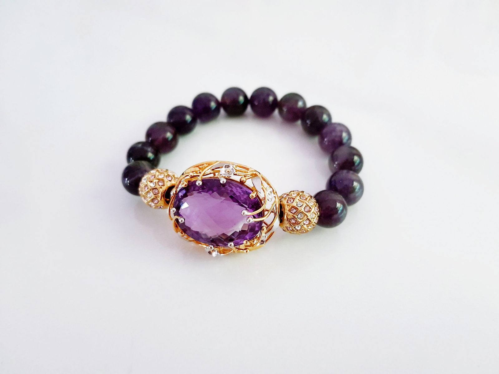 Amethyst bracelet